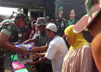 Pangdam III Siliwangi Beri Santunan Yatim di Makodim 0607 Kota Sukabumi