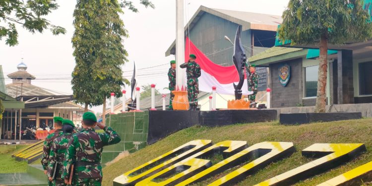 Peringati Sumpah Pemuda, Kodim 0607 Kota Sukabumi Gelar Upacara Bendera