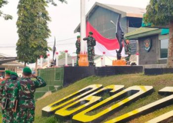 Peringati Sumpah Pemuda, Kodim 0607 Kota Sukabumi Gelar Upacara Bendera