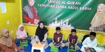Program Kedua Tahfidz Al-Qur’an Fathiyyah Zahra Abdul Karim Cisaat, di Buka