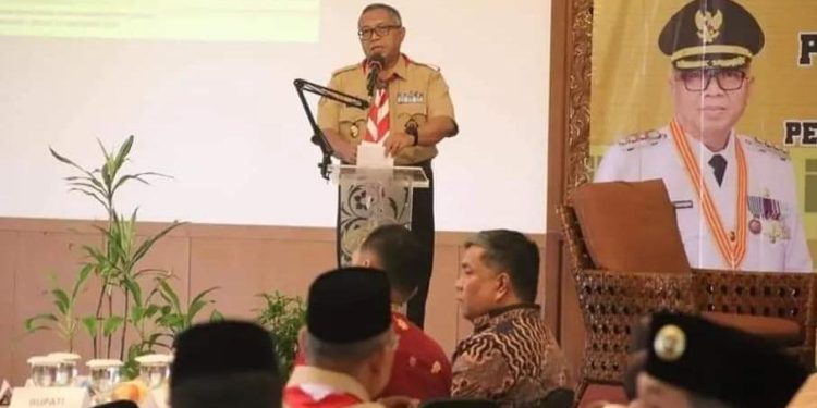 Bupati Marwan, Buka Seminar Evaluasi Perbup No 78 Tahun 2020