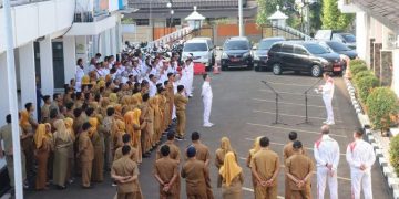 Pj Wali Kota Sukabumi Lepas Kontingen Porpemda ke Tingkat Jawa Barat