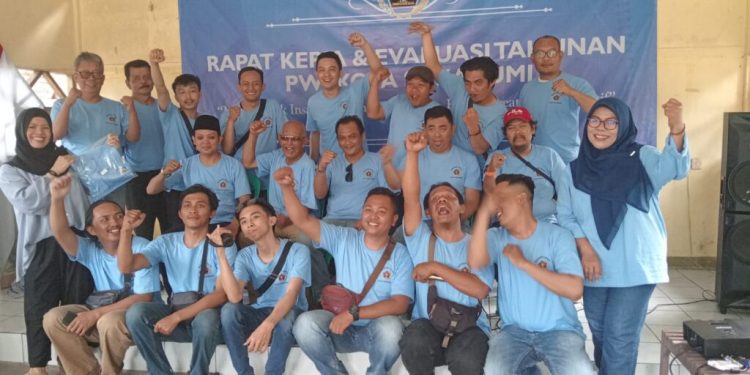 PWI dan IKWI Kota Sukabumi Laksanakan Raker dan Evaluasi Tahunan 2023