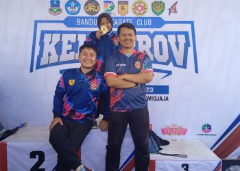 Prestasi, Arsyila Siswi MI Baitussalam Raih Medali Emas Kejuaraan Karate Propinsi Jawa Barat