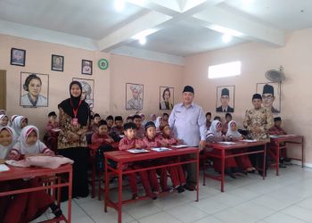 Kemenag Kab. Sukabumi Monev sekaligus Tutup Kegiatan Penilaian Akhir Semester Ganjil PaudQu/MI Baitussalam