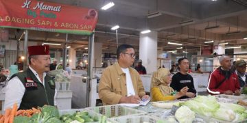 Pj Wali Kota Kunjungi Pasar Pelita Pantau Harga dan Ketersediaan Sembako