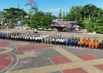 Menjelang Nataru, Polres Sukabumi Gelar Apel Pasukan