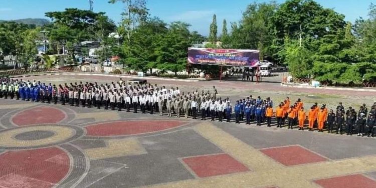 Menjelang Nataru, Polres Sukabumi Gelar Apel Pasukan
