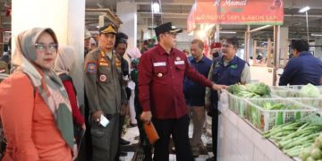 Jelang Nataru Pj Walikota Sukabumi Pastikan Bahan Pokok Aman