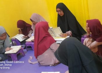 Program Ke 1 UAS Periode Juli-Desember Tahfidz Al-Qur’an Fathiyyah Zahra Abdul Karim Berjalan Lancar