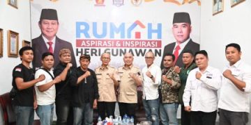 Pengurus SMSI Sukabumi Raya Bersilaturahmi dengan Heri Gunawan