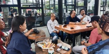 FGD; Ngopi Bareng Ayep Zaki, SMSI Dukung Optimalisasi Pertanian di Sukabumi