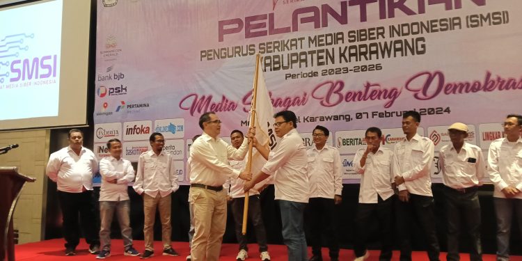 Pengurus SMSI Karawang Resmi Dilantik, 35 Perusahaan Media Tergabung