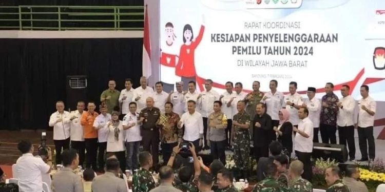 Wabup Hadiri Rakor bersama Pj Gubernur Jabar