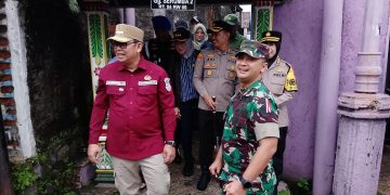 Dandim 0607 Kota Sukabumi Pantau TPS Bersama Forkopimda