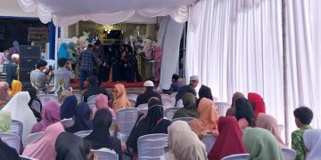 Ratusan Yatim dan Jompo Dapat Santunan di Pembukaan Wisata Tour and Travel Jana Madinah Palabuhanratu