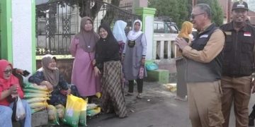 Wakil Bupati Tinjau Pasar Beras Murah di Karangtengah Cibadak