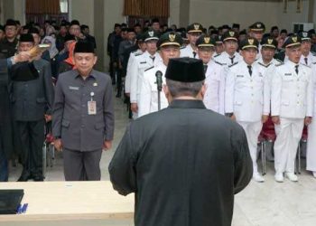 Bupati Marwan Lantik Ratusan Pejabat di Lingkup Pemkab Sukabumi