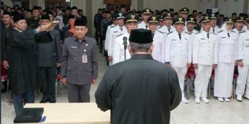 Bupati Marwan Lantik Ratusan Pejabat di Lingkup Pemkab Sukabumi