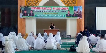 Puluhan Calon Jemaah Haji Reguler dari Dua Kecamatan Ikuti Bimbingan Manasik