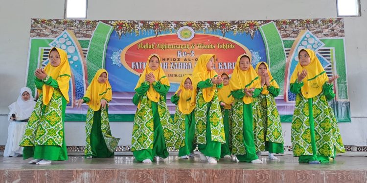 Penampilan Kreasi Santri TAFZAK Cisaat di Haflah Akhirussanah ke 3