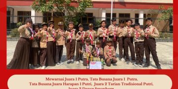 MI Baitussalam Borong Piala Lomba HUT Pramuka Ke 63