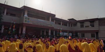 HUT RI Ke 79, PaudQu/MI Baitussalam Awali Kegiatan dengan Senam Bersama
