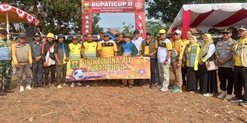 Turnamen Sepak Bola Bupati Cup II Resmi Dibuka