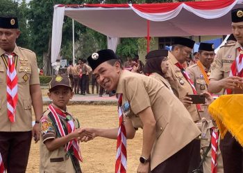 Fikri Haikal Abdul Karim Dapatkan Tanda Penghargaan Pramuka Garuda