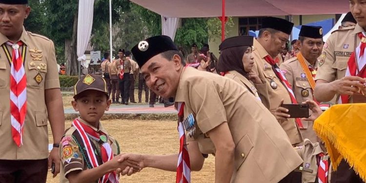 Fikri Haikal Abdul Karim Dapatkan Tanda Penghargaan Pramuka Garuda