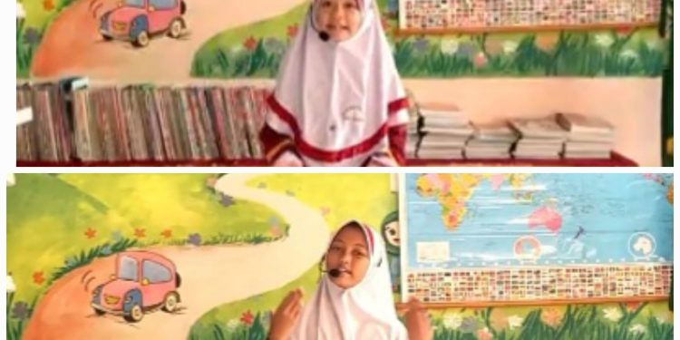 Alhamdulillah MI Baitussalam Masuk Sepuluh Besar, Dua Siswi MI Baitussalam Harap Masuk Peringkat Tiga Terbaik Lomba Bertutur Jambore Literasi 2024
