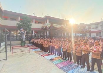 PaudQu dan MI Baitussalam Bangun Karakter Disiplin Siswa Dengan Pembiasaan Shalat Dhuha