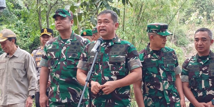 KSAD Jenderal Maruli Simanjuntak Meresmikan DAM di Ciemas Sukabumi