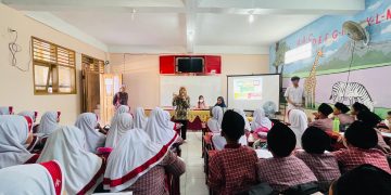Dinas Kesehatan Kab Sukabumi Gelar Kampanye Hygiene Sanitasi Sekolah di MI Baitussalam
