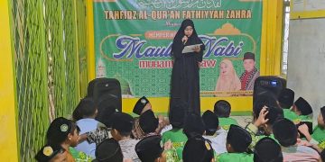 Tahfidz Al-Qur’an Fathiyyah Zahra Abdul Karim Cisaat Peringati Maulid Nabi Muhammad SAW 1446 Hijriah