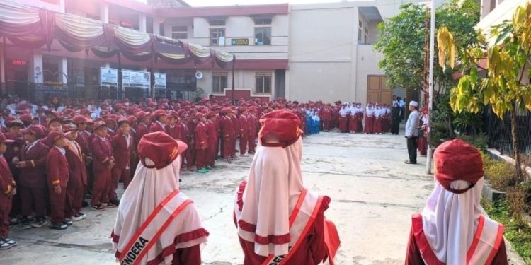 PaudQu dan MI Baitussalam Cisaat Gelar Upacara Hari Kesaktian Pancasila
