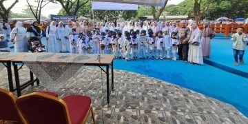 PaudQu Baitussalam Cisaat Ikut Serta Peragaan Manasik Haji Tingkat Kabupaten