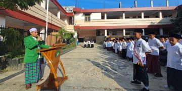 PaudQu dan MI Baitussalam Cisaat Gelar Upacara Hari Santri Nasional