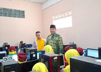 Kepala Kankemenag Kab Sukabumi Monev ANBK MI Baitussalam