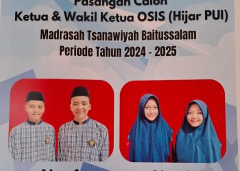 MTs Baitussalam Gelar Pemilihan OSIS Masa Bakti 2024-2025