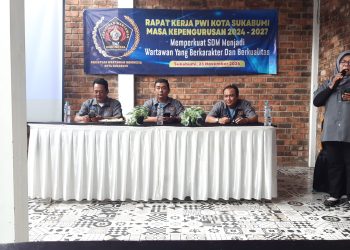 PWI Kota Sukabumi Gelar Rapat Kerja