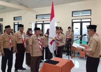 Ketua Kwarcab Kukuhkan Mabi Andalan dan LPK Kwarran Cidahu