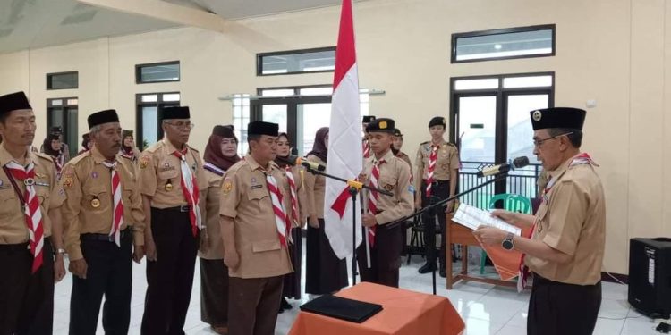 Ketua Kwarcab Kukuhkan Mabi Andalan dan LPK Kwarran Cidahu