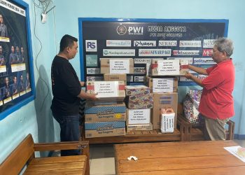 PWI Kota Sukabumi Gelar Bakti Sosial Korban Dampak Bencana