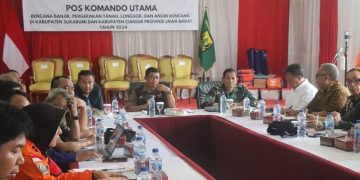 BNPB Gelar Rakor Penanganan Darurat Bencana di Pendopo Sukabumi