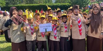 MI Baitussalam Kecamatan Cisaat Ikut Serta Pesta Siaga Kwarcab Sukabumi