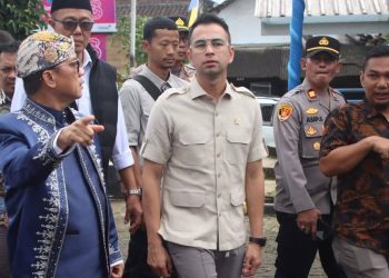 Raffi Ahmad Bareng Menteri Desa PDT Launching Pemuda Pelopor Desa di Kecamatan Nagrak