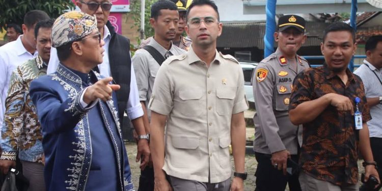 Raffi Ahmad Bareng Menteri Desa PDT Launching Pemuda Pelopor Desa di Kecamatan Nagrak
