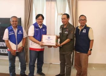 Peduli Kemanusiaan, DPD Hiswana Migas Jakarta Salurkan Bantuan Diapresiasi Sekda Sukabumi