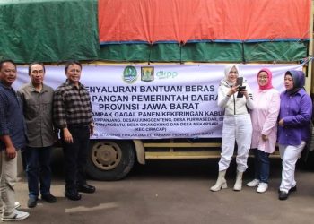 Pemprov Jabar Salurkan Bantuan Beras untuk Korban Bencana Sukabumi